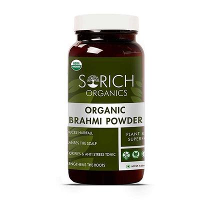Sorich Organics Organic Brahmi Powder 200 gm - Herbal Dietary Supplement