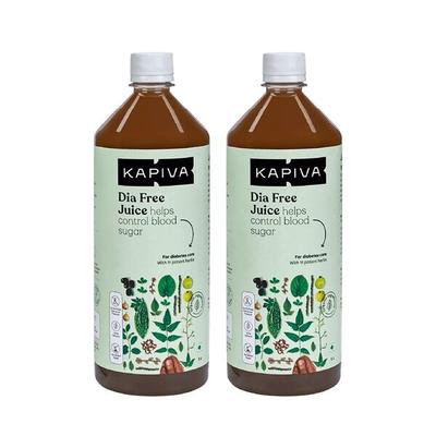 Kapiva Dia Free Juice - Pack of 2 x 1 litre - Ayurvedic Juices