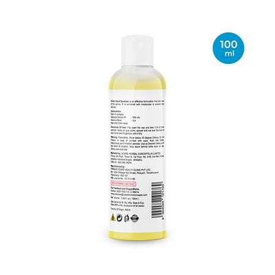 VCare Hand Sanitizer Liquid - Lemon Flavour 100 ml - Hand Sanitizer