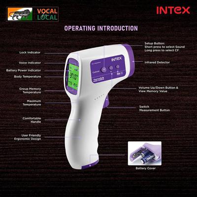 Intex Thermosafe Infrared Thermometer - Thermometer & Oximeter