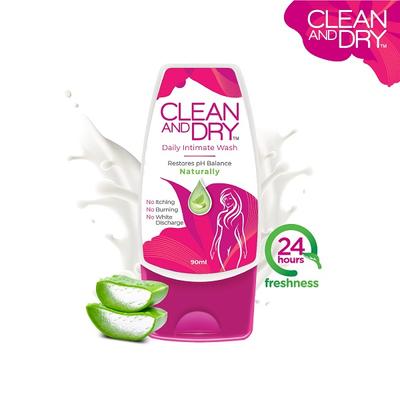 Clean & Dry Wash 90 ml - Intimate Care