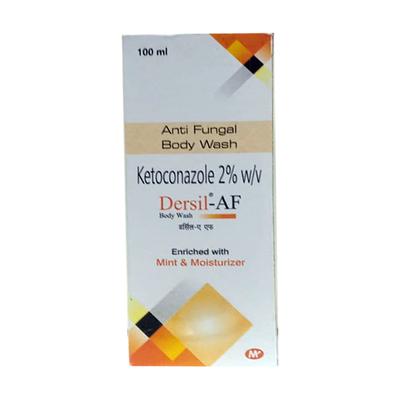 DERSIL AF Body Wash 100ml - Fungal Infections-Taa
