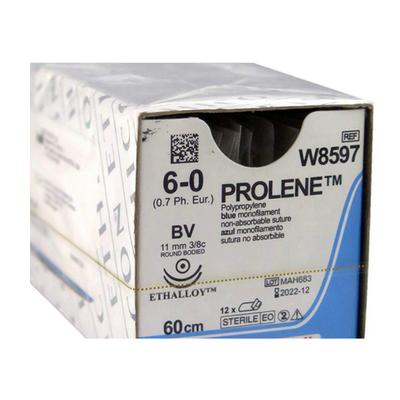Johnson & Johnson Ethicon Prolene Non Absorbable Surgical Suture (6-0) (60 cm) (W8597) 1's - Bandages & Dressings