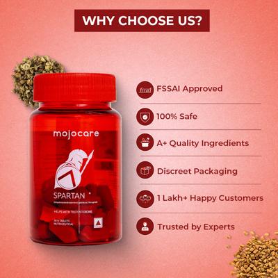 Mojocare Spartan Tablet 30's - Speciality Medicines