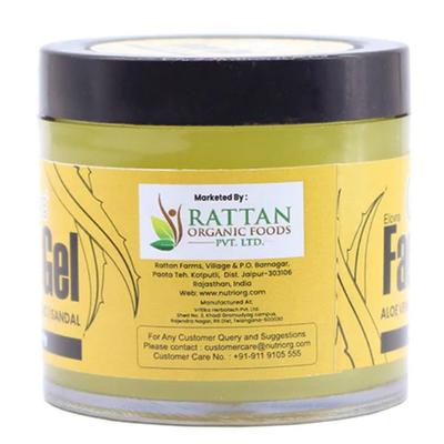 Nutriorg Aloevera Turmeric Sandal Face Gel 100 gm - Face Gels
