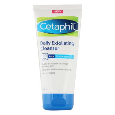 Cetaphil New Daily Exfoliating For All Skin Type Cleanser 178ml - Face Wash & Cleansers