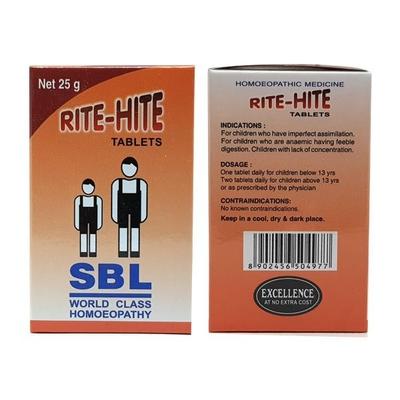 SBL Rite-Hite Tablet 25 gm - Speciality Medicine