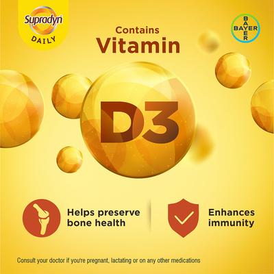 Supradyn Daily Multivitamin Tablet with Minerals 15's - Multi-Vitamins