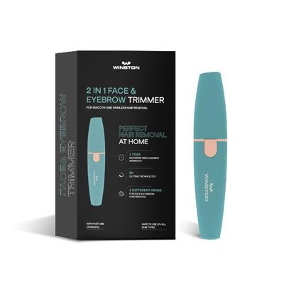Winston 2 in 1 Face & Eyebrow Trimmer - Green - Hair Removal Accessories