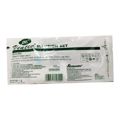 Romsons Vented Infusion Set (SS - 3060) 1's - Iv Infusions