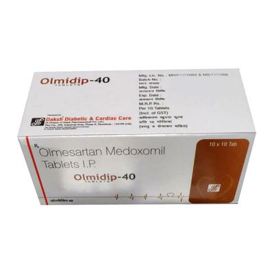 OLMIDIP 40 Tablet 10's - Hypertension-Ang