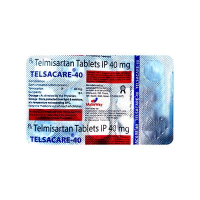 TELSACARE 40 Tablet 15's - Hypertension-Ang
