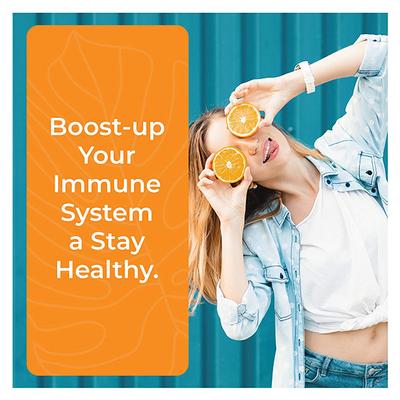 Boldfit Vitamin C Chewable 500 mg Tablet - Tangy Orange Flavour 30's - Multi-Vitamins