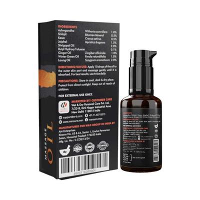 ManSure Grow Long Massage Oil For Men 30ml each 2's - Intimate Oil