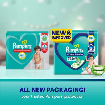 Pampers All Round Protection Baby Diaper Pants (Super Saver) (M) 44's - Diapers & Wipes