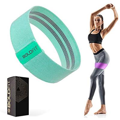 Boldfit Fabric Resistance Hip Band - Light 1's - Workout Essentials