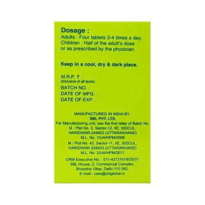 SBL Magnesia Phosphorica 6X Tablet 25 g - Bio-Chemic