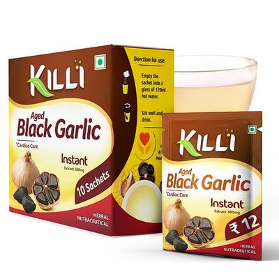 Killi Aged Black Garlic Instant Drink Sachet 10's - Energy Drinks