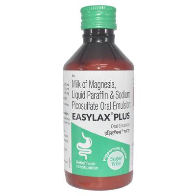 EASYLAX PLUS Sugar Free Peppermint Flavour Oral Emulsion 170ml - Constipation-Lax