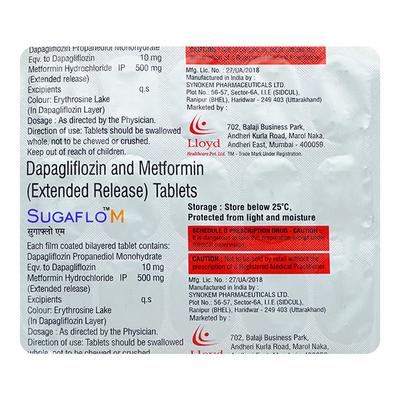 SUGAFLO M Tablet 15's - Diabetes-Ant