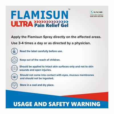 Flamisun Ultra Pain Relief Gel 50 gm - Gel/Cream