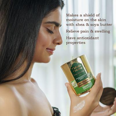 Vedic Valley Lemongrass Anti Cellulite Body Massage Candle Certified Natural 200 gm - Others