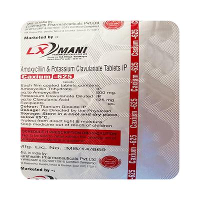 CAXIUM 625 Tablet 10's - Bacterial Infections-Pen