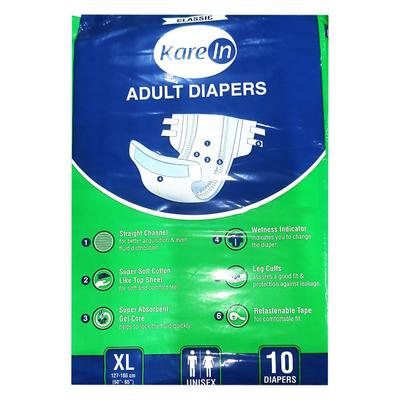 Kare In Classic Adult Diaper (XL) (127-165 cm) 10's - Adult Diapers & Pads