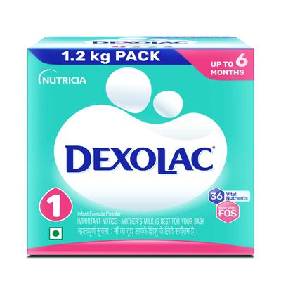 Dexolac Infant Formula Stage 1 Powder (Upto 6 months) 1.2 kg - Baby And Infant Supplements