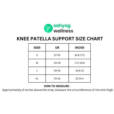 Sahyog Wellness Knee Support Patella with Breathable Knee Cap Brace (L) 1's - Knee/Ankle/Leg/Foot Supports