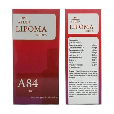 Allen A84 Lipoma Drops 30 ml - Homeopathic Drops