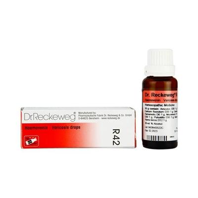 Dr. Reckeweg R42 Haemovenin Varicosis Drops 22 ml - Homeopathic Drops