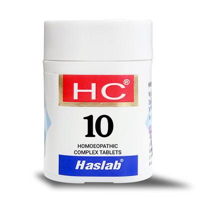 Haslab HC 10 (Homeopathic Complex) Tablet 20 gm - Homeopathic Complex Tablet
