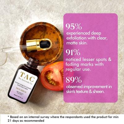 TAC The Ayurveda Co. AHA and BHA Face Serum 30 ml - Personal Care (Ayush)