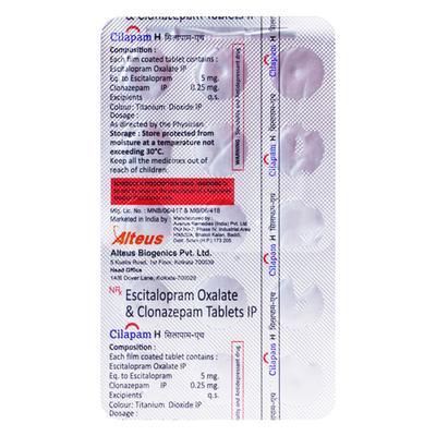 CILAPAM H Tablet 15's - Depression-Ant