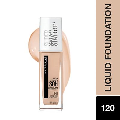 Maybelline New York Super Stay Up to 30H Full coverage Liquid Foundation, 120 30ml - Foundation