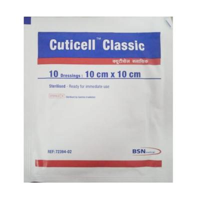 BSN Cuticell Classic Dressing Gauze (10 cm x 10 cm) 10's - Bandages & Dressings