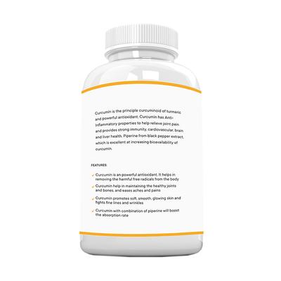 Neurapid Curcumin & Piperine Veg Capsule 60's - Herbal Dietary Supplement