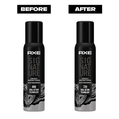 Axe Signature Body Deodorant (72H Dual Action Technology) - Corporate 122 ml - Men Deodorants/Roll-Ons
