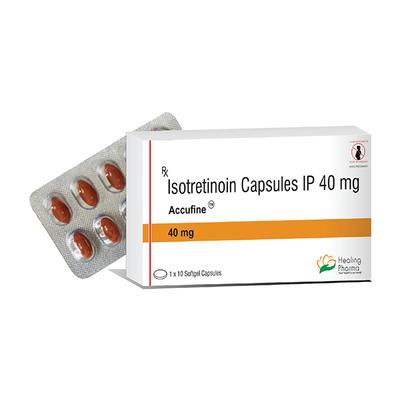 ACCUFINE 40mg Capsule 10's - Acne-Acn
