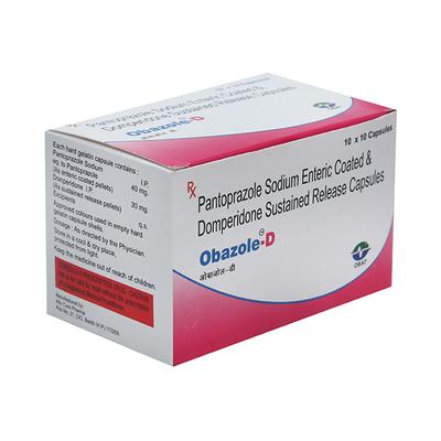 OBAZOLE D Capsule 10's - Ulcer/Reflux/Flatulence-Aaa