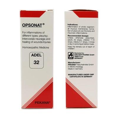 Adel 32 Opsonat Drops 20 ml - Homeopathic Drops