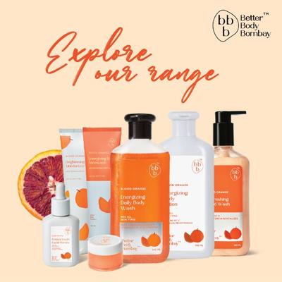 BBB Better Body Bombay Energizing Body Lotion- Blood Orange 300 ml - Lotions & Creams