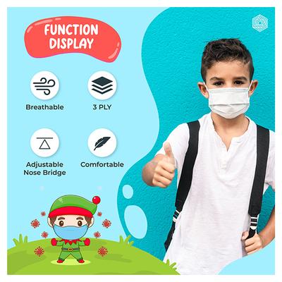 Boldfit 3 Ply Kids Face Mask 50's - Face Mask