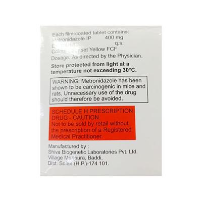 METRON 400 Tablet 15's - Bacterial Infections-Qui