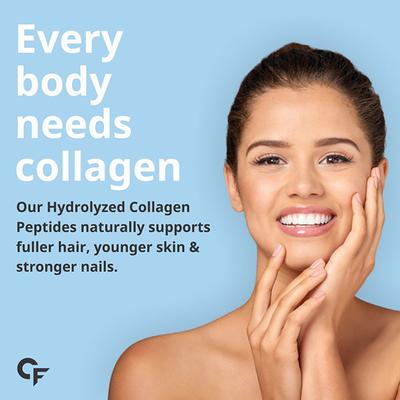 CF Collagen Peptides Powder - Unflavoured 200 gm - Calcium And Minerals