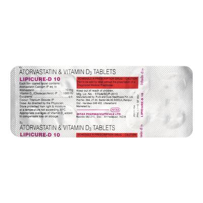 LIPICURE 10MG TABLET 10'S - High Cholesterol-Dys
