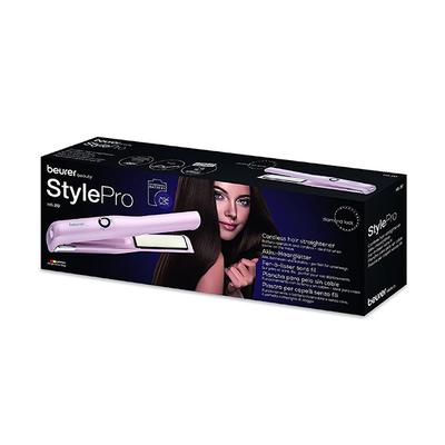 Beurer Beauty Style Pro Cordless Hair Straightener (HS20) - Pink - Straighteners