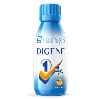 Digene Acidity & Gas Relief Gel - Orange Flavour 200 ml - Acidity