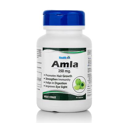 Healthvit Amla 250 mg Capsule 60's - Herbal Dietary Supplement